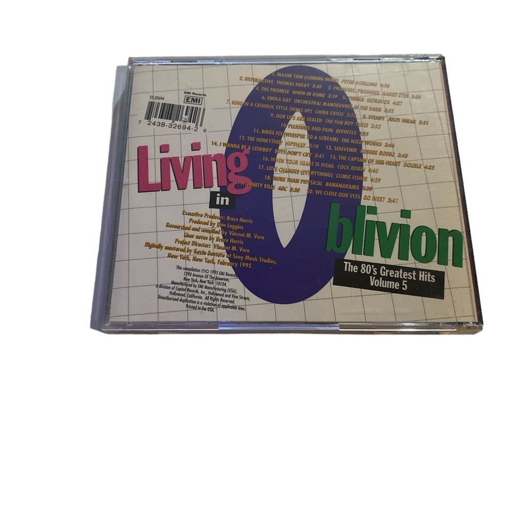 Living in Oblivion: The 80's Greatest Hits, Vol. 5 - Audio CD. - Picture 4 of 4